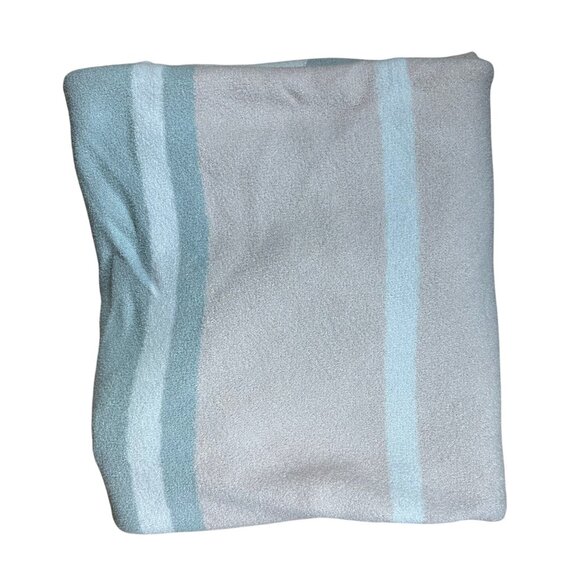 Barefoot Dreams Cozychic Ultra Lite Ocean Breeze Poncho Pink Multi Stripe NWT! - Picture 3 of 3